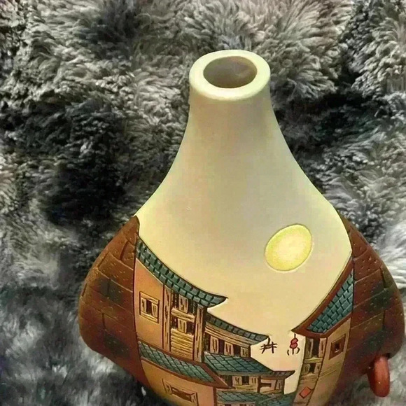 Decoration Home Work of Art Living Room Bookcase Ornaments Ceramic Vase - Picture 8 of 16